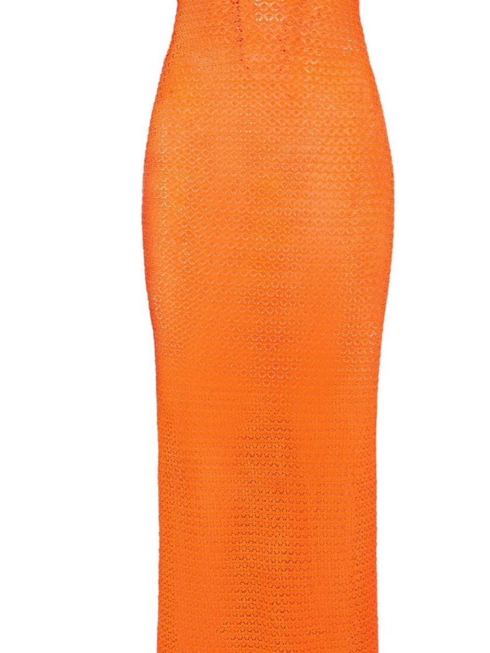 Orange Knit dress